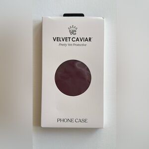 Velvet Caviar Burgundy Phone Case 16 pro max New
